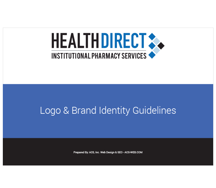 Brand Guidelines for new institutional pharmacy service
