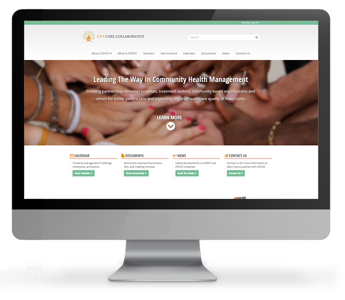 Healthcare organization website redesign