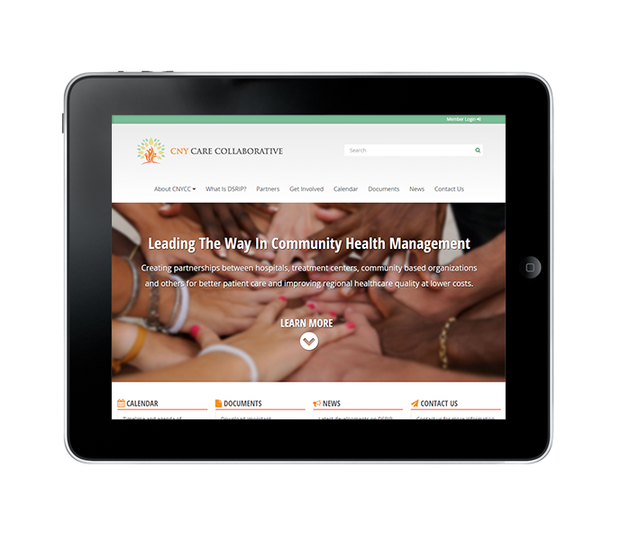 responsive healthcare website redesign