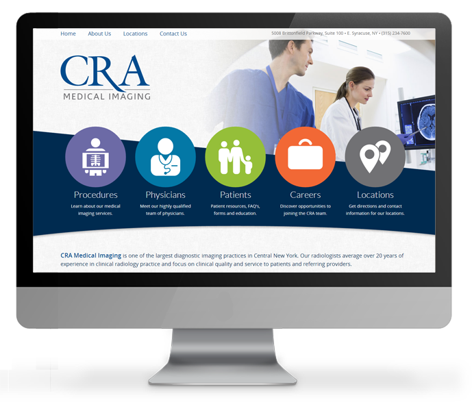 Medical Imaging Website Design CRA
