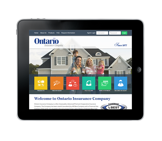 best insurance website design for ontario insurance landscape view from acs web design and seo 