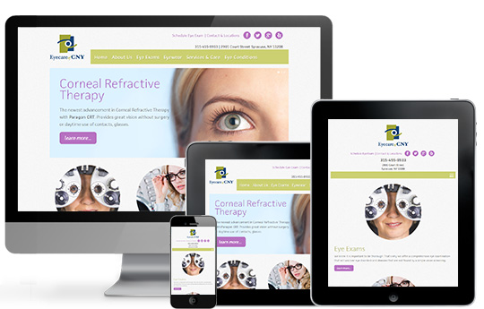 Responsive Website Design for Eyecare Practice