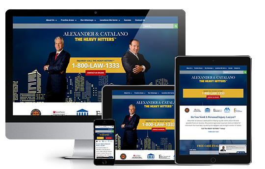 legal web design alexander and catalano by acs web design and seo