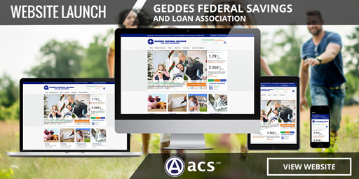 credit union website design for geddes federal savings made by acs web design and seo