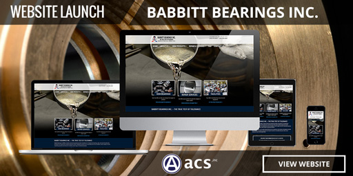 bearing manufacturer commercial web design