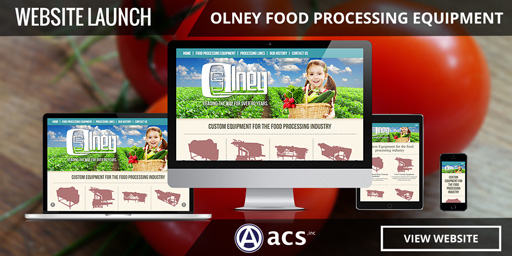 food processing machinery web design