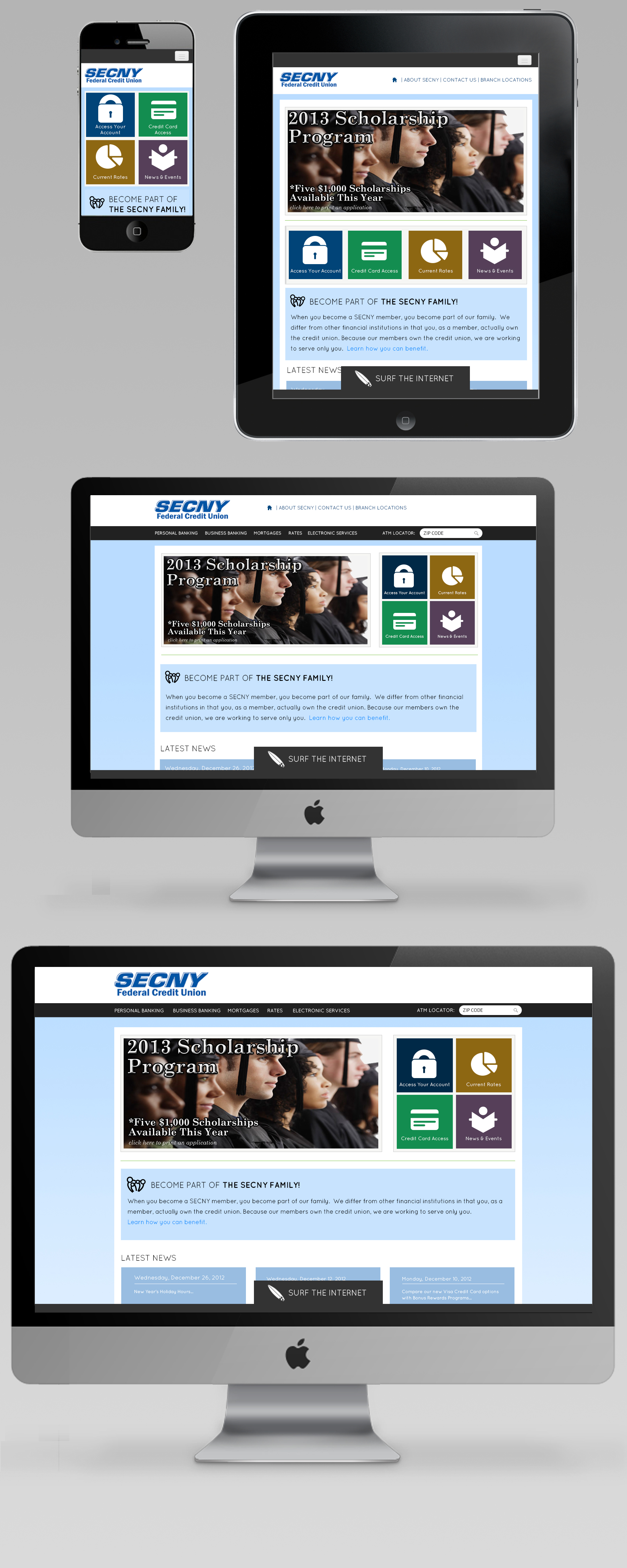 secny new web design by ACS Web Design & SEO