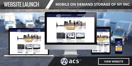 storage company website design for mobile on demand ny portfolio by acs web design and seo