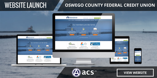 credit union website design of oswego county fcu portfolio listing from acs web design and seo