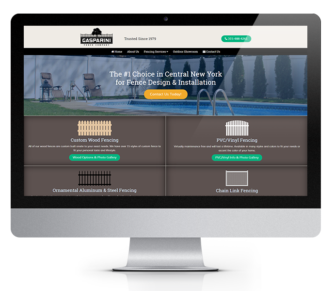 contractor website design desktop view from acs web design and seo