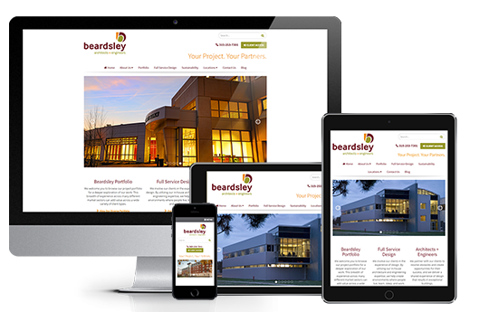 architecture website design responsive web design for beardsley by acs web design and seo