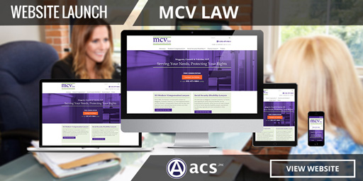 legal website design for mcv law from acs web design and seo 