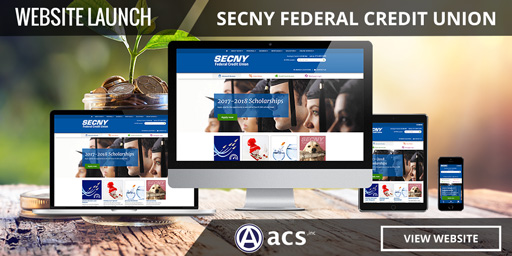 best credit union website design secny portfolio by acs 