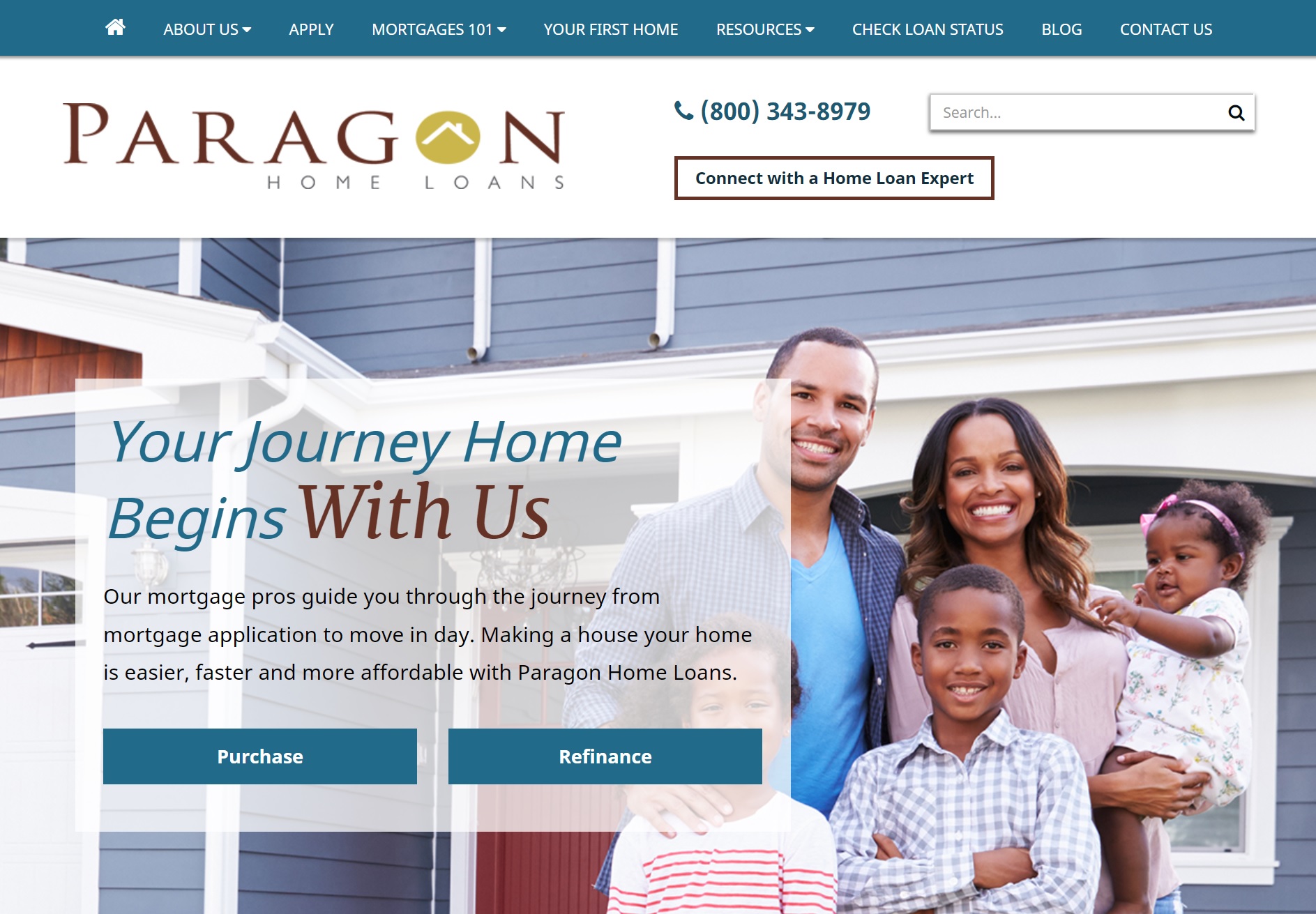 mortgage marketing brand identity for paragon home loans by acs web design and seo