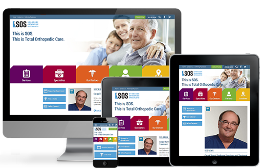 responsive design for medical website design