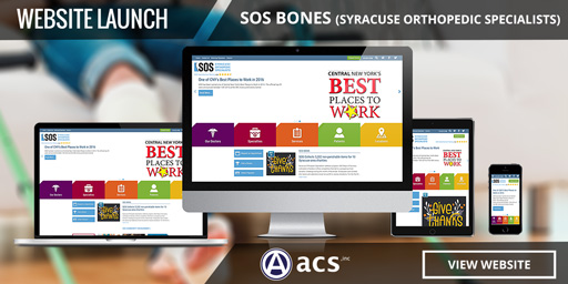 responsive medical website design example sos bones syracuse orthopedic specialists 