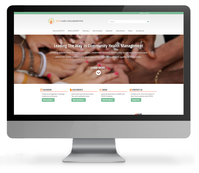 Healthcare organization website redesign