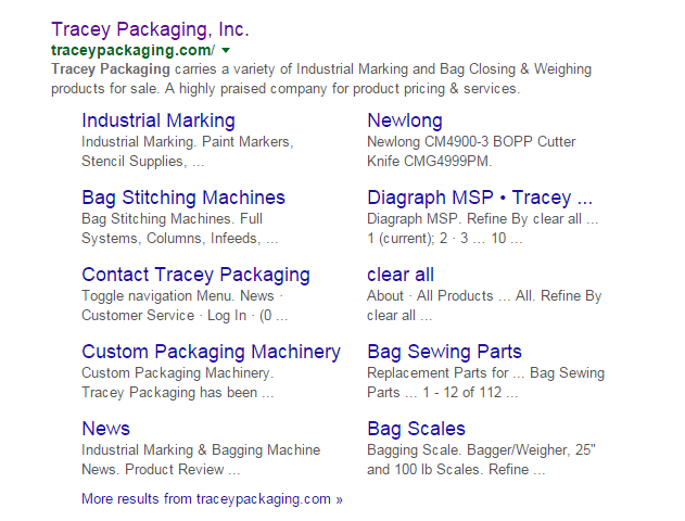 advanced seo integration tracey packaging