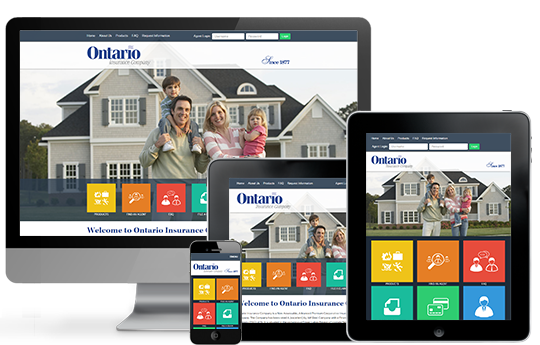 insurance web design