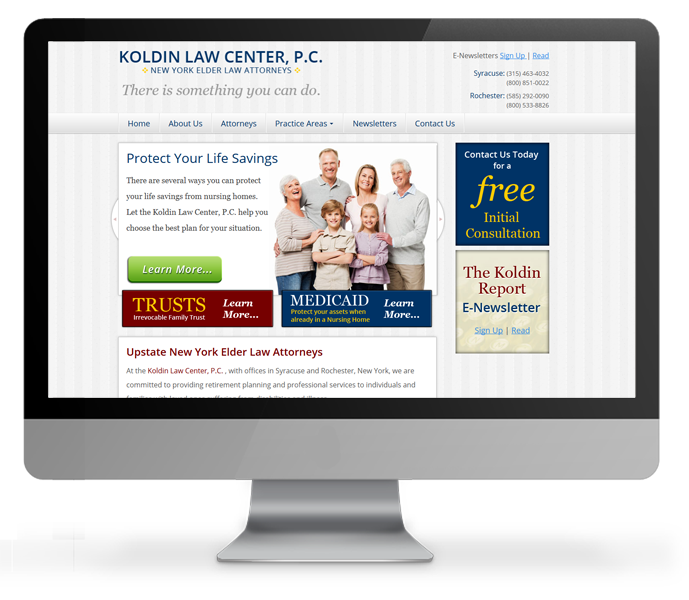 Legal Law Firm website design syracuse