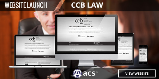 legal website design for CCB law from acs inc web design and seo 