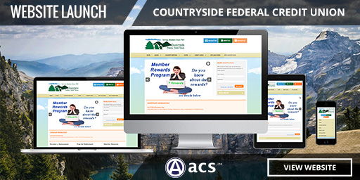credit union website design for countryside fcu made by acs inc web design and seo