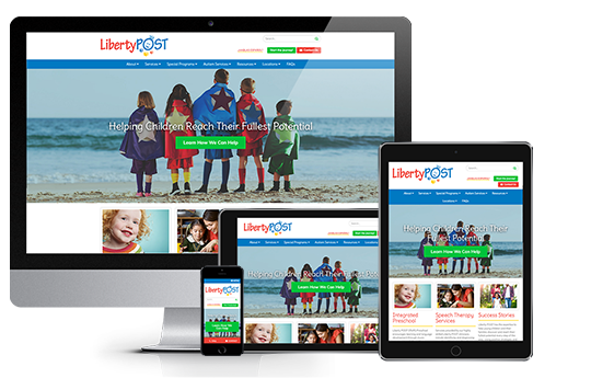 responsive medical website design made for liberty post by acs web design and seo