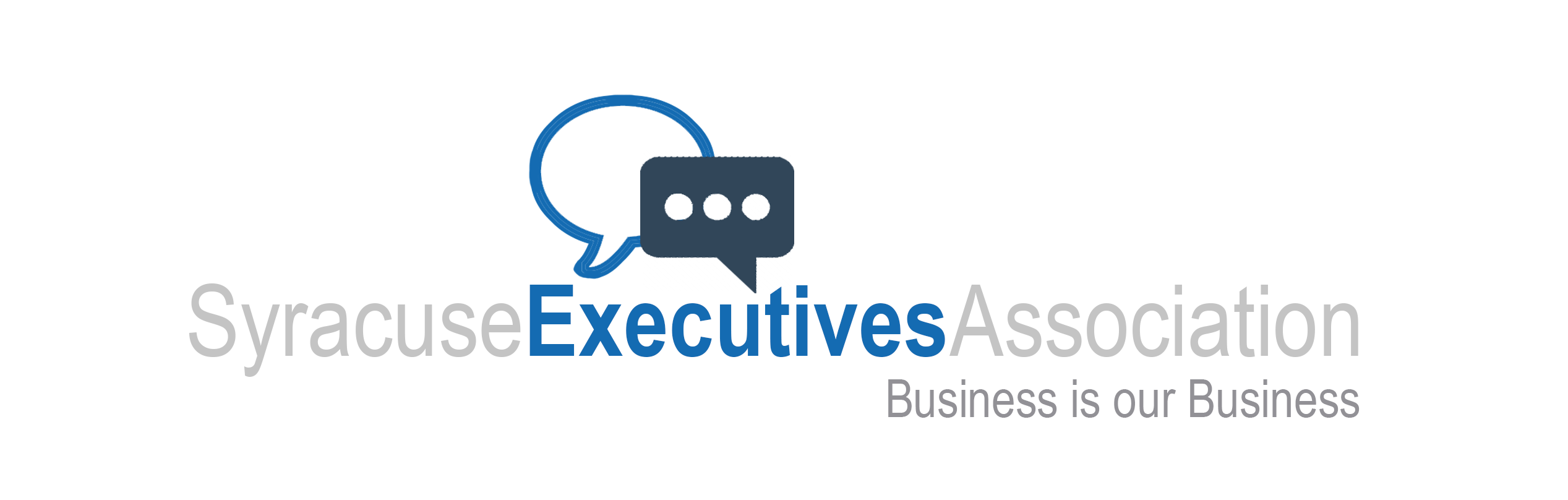 Syracuse Executives Association Logo Tagline Business is our Business