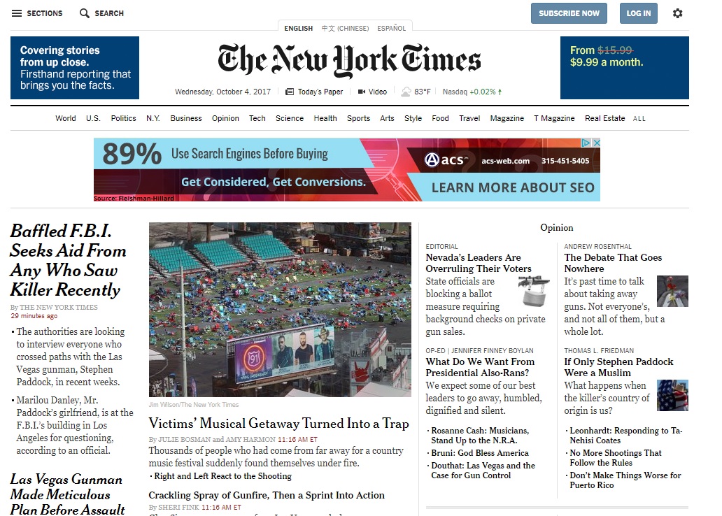 remarketing ny times example from acs web design and seo