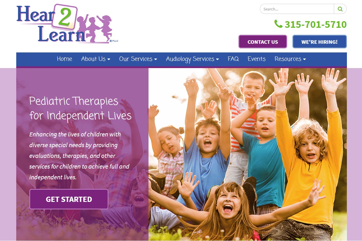 pediatric website design brand identity h2l from acs web design and seo