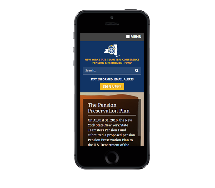 government website design mobile friendly teamsters from acs web design and seo