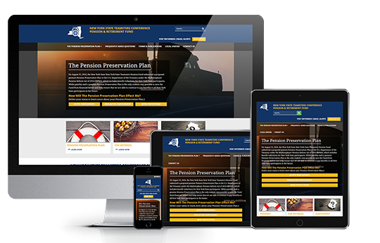 government website design responsive teamsters from acs web design and seo