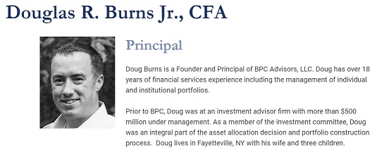 financial advisor website design staff profile for bpc advisors from acs web design and seo