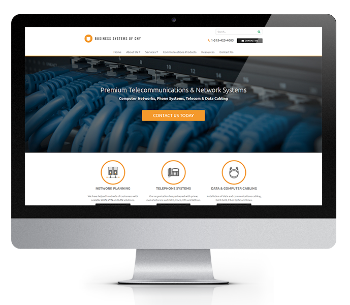 business website design desktop cnybs from acs web design and seo