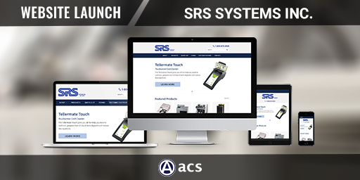 ecommerce catalog website design portfolio listing website launch srs systems inc acs logo