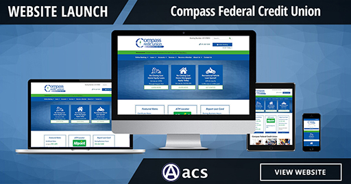 ada compliant website design website launch compass federal credit union view website acs web design and seo logo