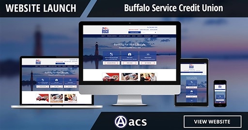 credit union website design near buffalo ny for bscu by acs web design and seo