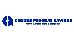 bank web design near syracuse ny geddes federal savings and loan association logo