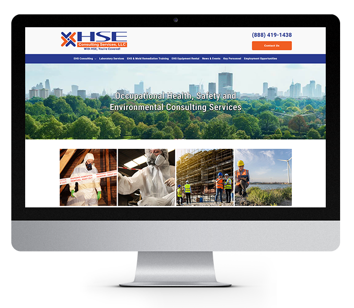 consulting website design for desktop hse consulting services