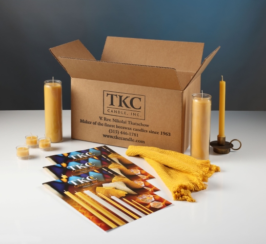 ecommerce web design tkc candle box and church candles