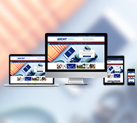 professional website design website displayed on desktop phone and tablet
