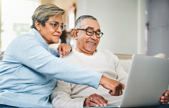 medical website design near syracuse ny old couple finding specialty on website