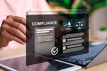 consent management system web design compliance screen checkmark
